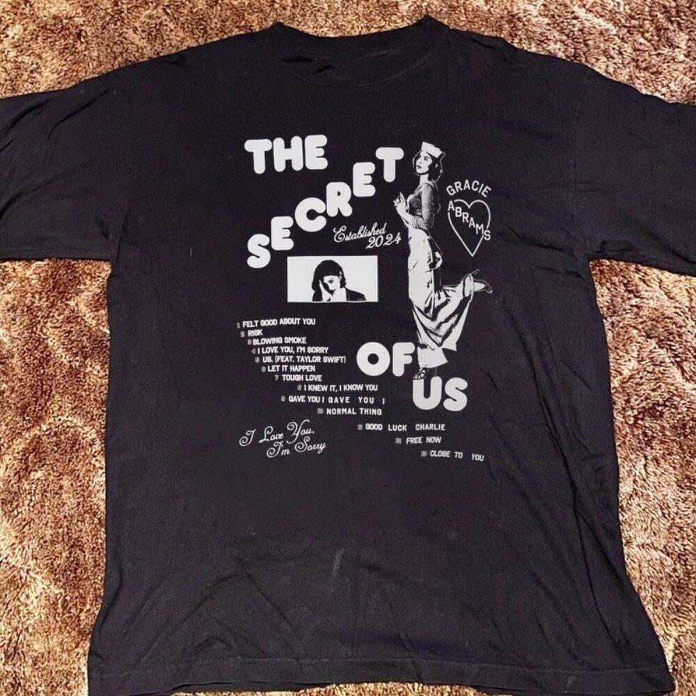 New Gracie Abrams The Secret Of Us Graphic Christmas Gift Unisex T Shirt